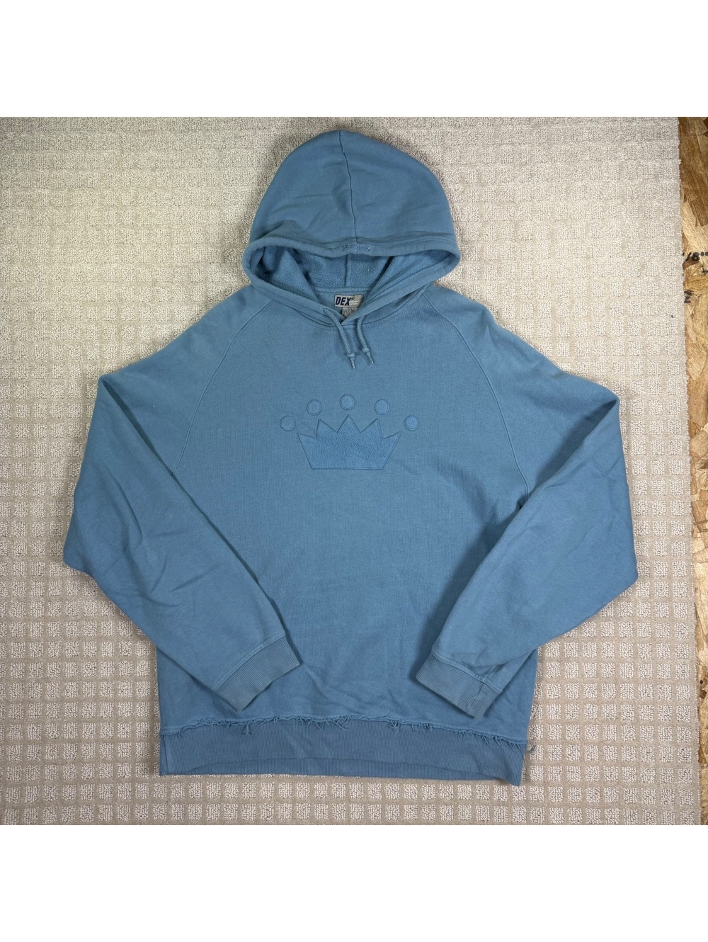 Dex Crown Hoodie Blue L